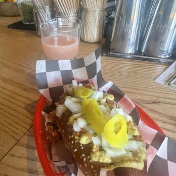 Tallboy - Guava Martini and Deli Hotdog - Dive Bars Near Me - Oakland, California