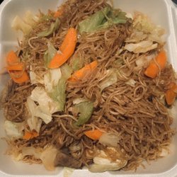 Oasis Bowl & Slot Casino - Not sure why we ordered this Pancit, but it tastes great and will be our lunch tomorrow because our combo dinner filled us up!