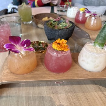 Cantina Monarca - Margarita flight! - Cocktail Bars Near Me - Bellevue, Washington