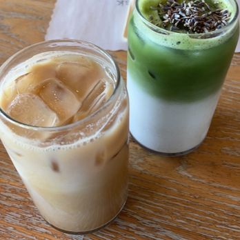 Willow & Whisk - matcha lavender latte and oat and honey latte - Breakfast & Brunch Near Me - Wyckoff, New Jersey Willow & Whisk - matcha lavender latte and oat and honey latte - Breakfast & Brunch Near Me - Wyckoff, New Jersey