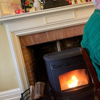 Garvan's Gastropub - Cozy wood stove, inside antique fireplace, right next to our table. - Gastropubs Near Me - New Paltz, New York Garvan's Gastropub - Cozy wood stove, inside antique fireplace, right next to our table. - Gastropubs Near Me - New Paltz, New York