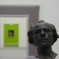 Kunsthalle - Büste von Gustav Mahler von Rodin, Dauerausstellung
