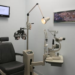 Friendswood Vision - The exam room, where we will thoroughly examine your vision and ocular health