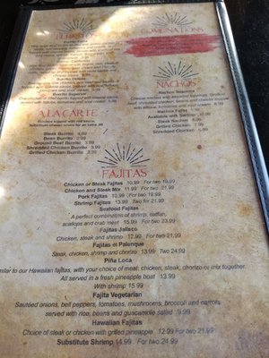 Menu photo 8 Torres Mexican Steakhouse Williamsburg, KY Menu photo 8 Torres Mexican Steakhouse Williamsburg, KY