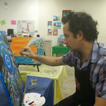 Paint 'n Pour - Picasso over there. - Paint & Sip Near Me - Redondo Beach, California