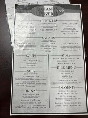 Menu photo 3 Luciano's Too Pizzeria Cape Coral, FL Menu photo 3 Luciano's Too Pizzeria Cape Coral, FL
