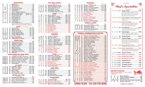 Menu photo 1 China Olive Oklahoma City, OK Menu photo 1 China Olive Oklahoma City, OK