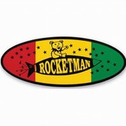 Rocketman Shop - Rocketman Sticker come get one spread the love.