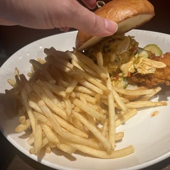 Bricks Kitchen and Pub - Nashville Chicken Sandwich - New American Near Me - Blaine, Minnesota Bricks Kitchen and Pub - Nashville Chicken Sandwich - New American Near Me - Blaine, Minnesota