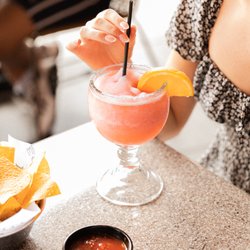 Azteca D' Oro Mexican Restaurant Wesley Chapel - Strawberry Margarita