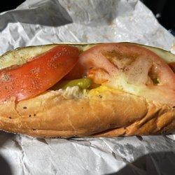 Mustard's Last Stand - Chicago style Cheese Dog w Merks Cheddar