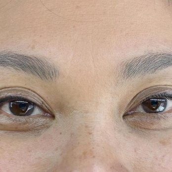 Moai Beauty - Eyeliner tattoo touchup on 3/26/24 with a two year old tattoo eyebrows. - Permanent Makeup Near Me - Burlingame, California