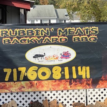Rubbin' Meats - sign for a bbq - Barbeque Near Me - Lemoyne, Pennsylvania Rubbin' Meats - sign for a bbq - Barbeque Near Me - Lemoyne, Pennsylvania