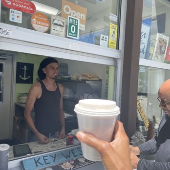 Key West Cuban Cafe - Our barista Chris - Cuban Near Me - Pompano Beach, Florida