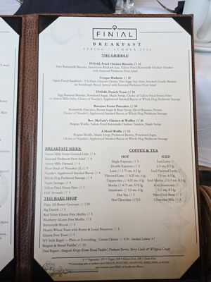 Menu photo 2 Finial At Grandover Greensboro, NC Menu photo 2 Finial At Grandover Greensboro, NC