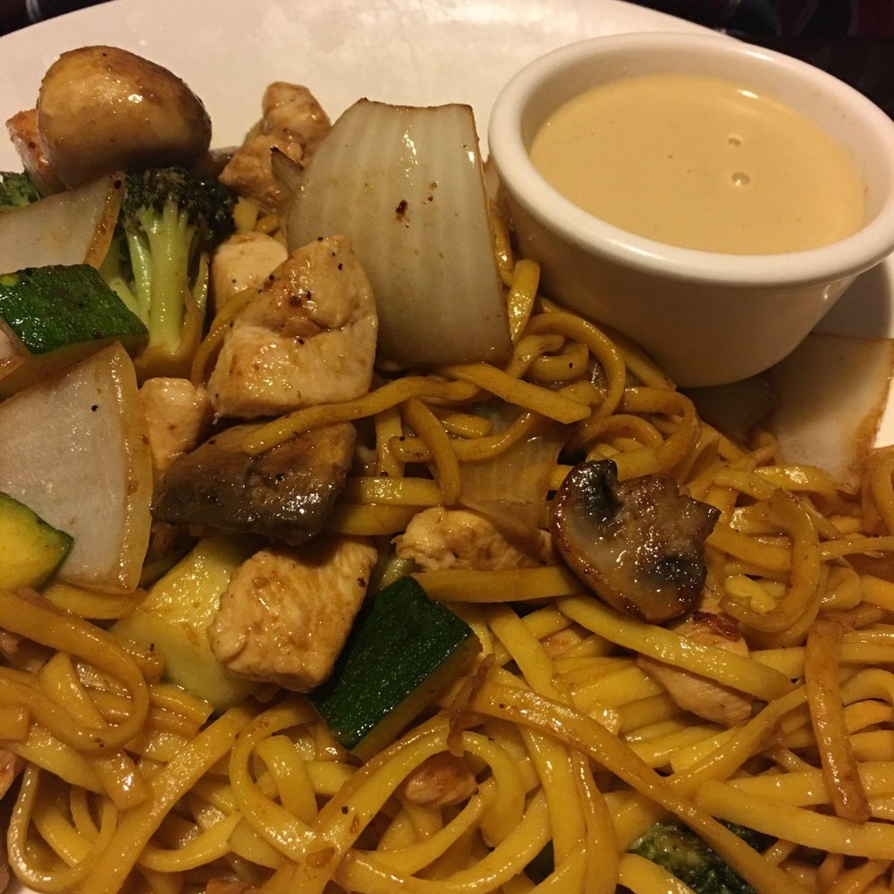 Rice Box - Hibachi noodles with chicken. Very good. I asked for extra sauce when I ordered it, but didn't get it. Still tasty! - Sushi Bars Near Me - Huntsville, Alabama Rice Box - Hibachi noodles with chicken. Very good. I asked for extra sauce when I ordered it, but didn't get it. Still tasty! - Sushi Bars Near Me - Huntsville, Alabama