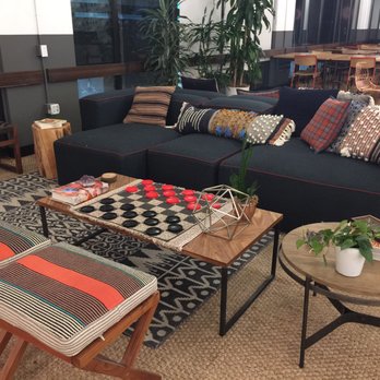 WeWork - To the right a cozy living room style to chitchat, converse, lounge and/or just chill - Shared Office Spaces Near Me - Pasadena, California