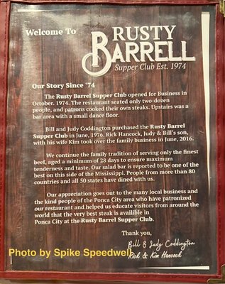 Menu photo 5 Rusty Barrell Supper Club Ponca City, OK Menu photo 5 Rusty Barrell Supper Club Ponca City, OK