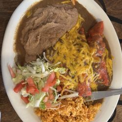 Enchilada plate