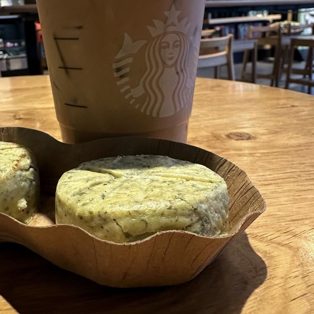 Starbucks - Caff Latte and Kale & Mushroom Egg Bites - Coffee & Tea Near Me - Oregon City, Oregon Starbucks - Caff Latte and Kale & Mushroom Egg Bites - Coffee & Tea Near Me - Oregon City, Oregon