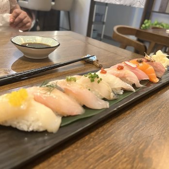 Mikado - Nigiri - each one was super fresh and unique in flavor. The O-Toro was perfection - Japanese Near Me - Brooklyn, New York Mikado - Nigiri - each one was super fresh and unique in flavor. The O-Toro was perfection - Japanese Near Me - Brooklyn, New York