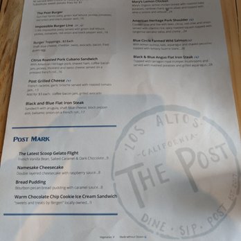The Post - Comfort Food Near Me - Los Altos, California
