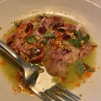 Peridot - kampachi and prosciutto - Vietnamese Near Me - Ann Arbor, Michigan