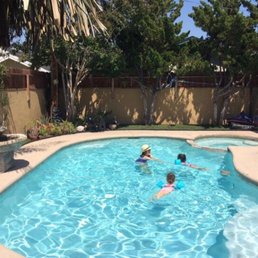 Here's our first pool! On to the second! Here's our first pool! On to the second!
