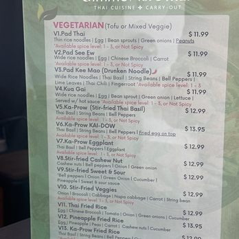 Gimme More Thai - Veggies menu - Thai Near Me - Rockville, Maryland Gimme More Thai - Veggies menu - Thai Near Me - Rockville, Maryland