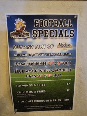 Menu photo 5 Flowing Tide Pub 5 Reno, NV