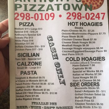 Anthony's Pizza Town - Pizza Near Me - Bordentown, New Jersey