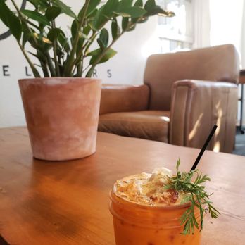 Gilly Brew Bar - One of their seasonal elixirs in 2019 (can't remember the name but it was delicious!) - Coffee & Tea Near Me - Stone Mountain, Georgia