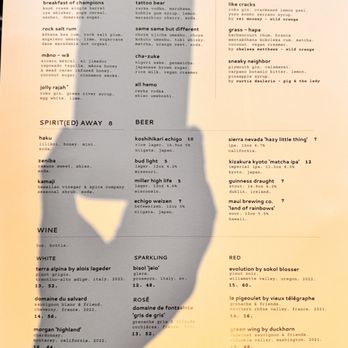 Little Plum - Drinks menu - Asian Fusion Near Me - Honolulu, Hawaii