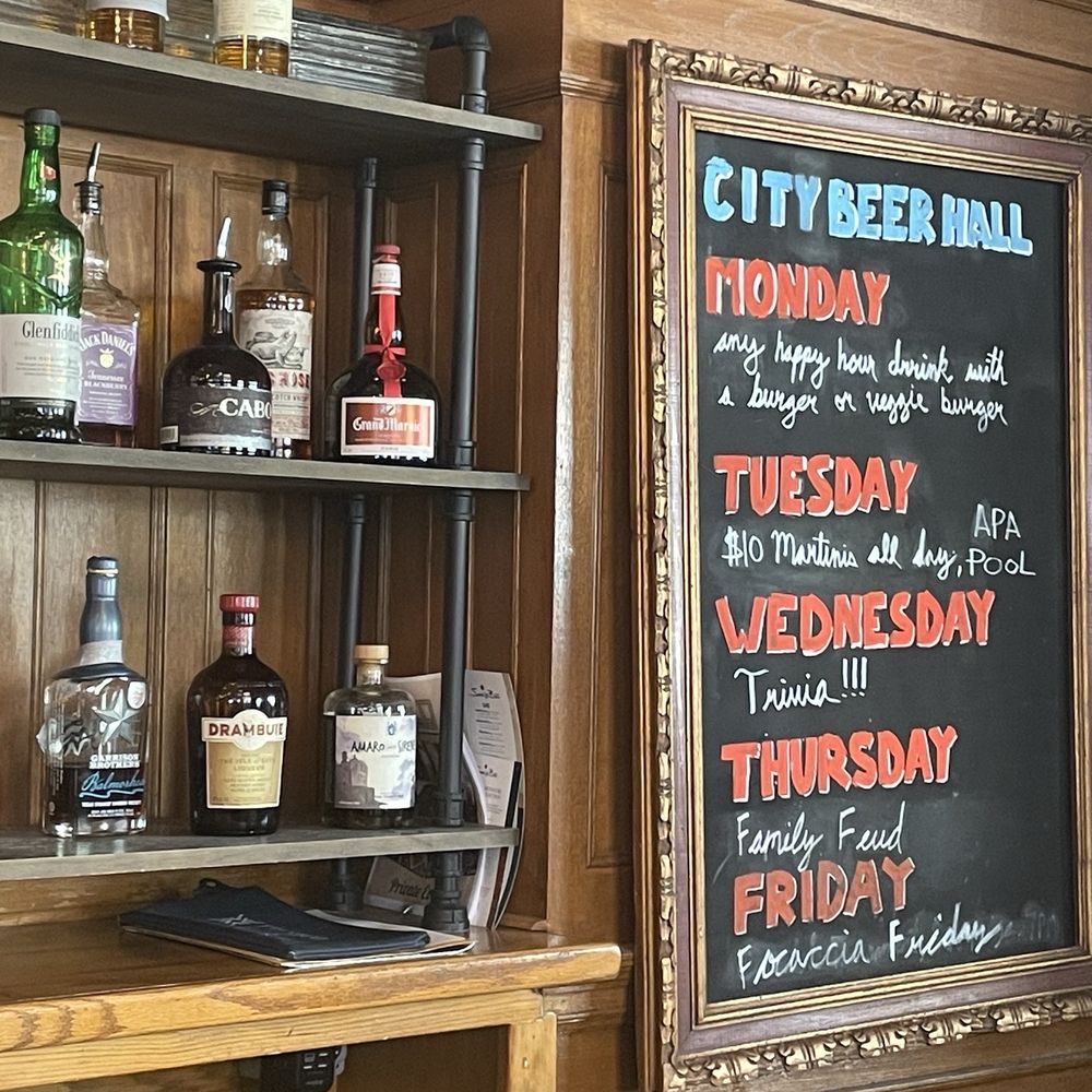 The City Beer Hall - Weekly specials. - Bars Near Me - Albany, New York