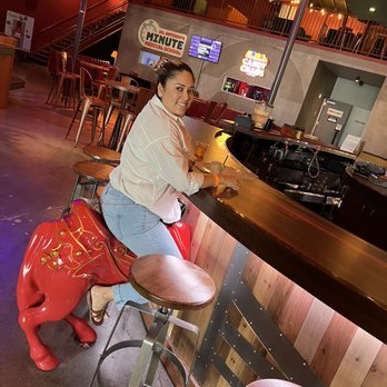 Two Bit Circus - Cowboy barstool - Arcades Near Me - Santa Monica, California