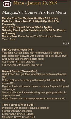 Menu photo 5 Margaux's Restaurant Raleigh, NC Menu photo 5 Margaux's Restaurant Raleigh, NC