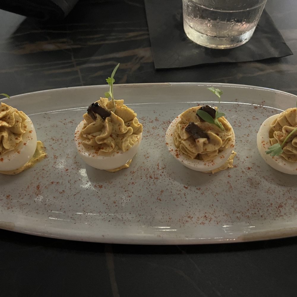 Le Chick - Truffled Deviled Eggs - Cocktail Bars Near Me - Miami, Florida Le Chick - Truffled Deviled Eggs - Cocktail Bars Near Me - Miami, Florida
