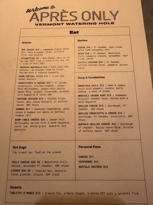 Menu photo 1 Après Only Stowe, VT
