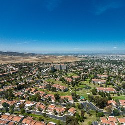Laguna Premier Realty - Laguna Woods Par 3 Golf Course with some of the surrounding properties.