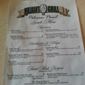 Mulligans Grill at Pelican Point - menu - Wraps Near Me - Gonzales, Louisiana Mulligans Grill at Pelican Point - menu - Wraps Near Me - Gonzales, Louisiana