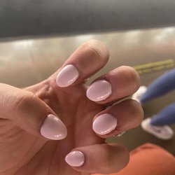 Blue Nails - The worst oval shaped nails