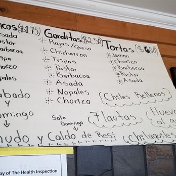 Mason Dona Tere - a menu on a wall - Mexican Near Me - Forest Hill, Texas Mason Dona Tere - a menu on a wall - Mexican Near Me - Forest Hill, Texas