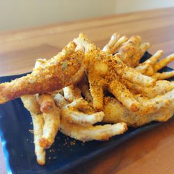 Red Kitchen - Fired Chicken Feet appetizer with Cajun Dry Rub