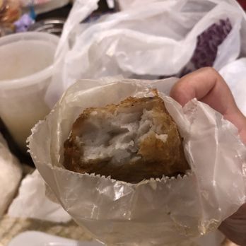 Hundred Taste - Fried taro cake. Super oily, but you can soak up the oil. - Chinese Near Me - Flushing, New York