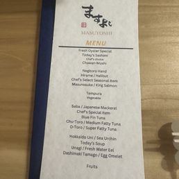 Menu 5/10