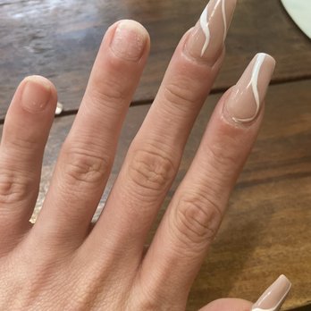 Midtown Nails and Spa - This is just 2 days after getting my set done and spending over 75 dollors!! - Nail Salons Near Me - Houston, Texas Midtown Nails and Spa - This is just 2 days after getting my set done and spending over 75 dollors!! - Nail Salons Near Me - Houston, Texas