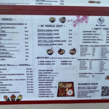 Au Sushi - Sushi Bars Near Me - San Francisco, California