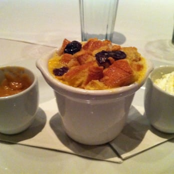 Lindey's - Bing cherry and croissant bread pudding. - New American Near Me - Columbus, Ohio