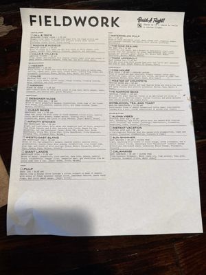 Menu photo 3 Fieldwork Sacramento, CA Menu photo 3 Fieldwork Sacramento, CA