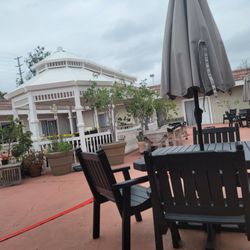 Golden Hill Post Acute Care - Outdoor patio(being fixed because drain failed during last rain)
